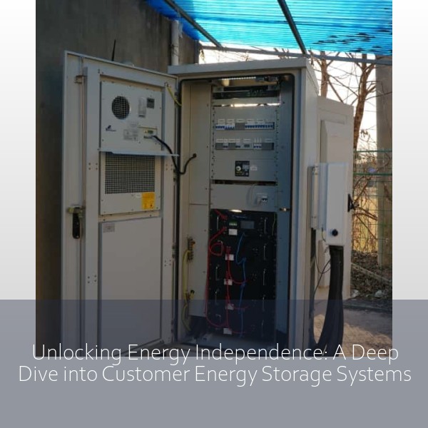Unlocking Energy Independence: A Deep Dive into Customer Energy Storage Systems